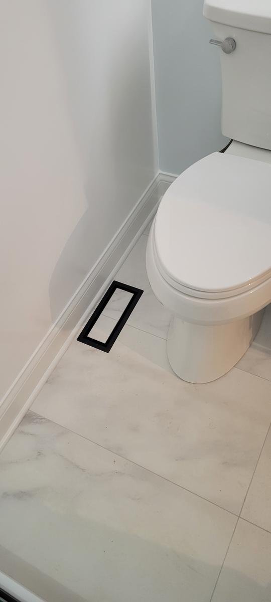 Shower niche detail Lake Zurich IL