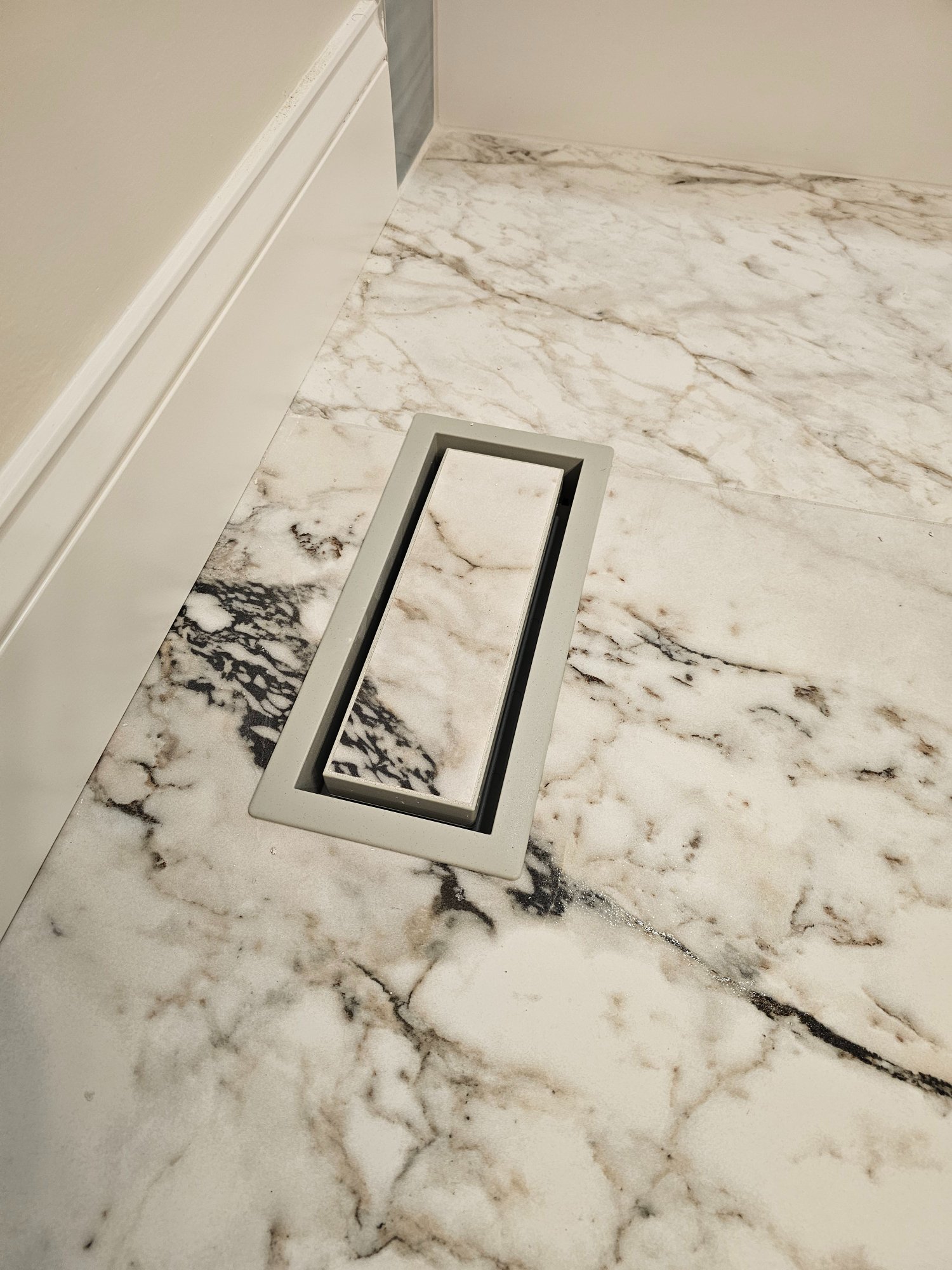 Finished vanity with crystal lights Schaumburg IL